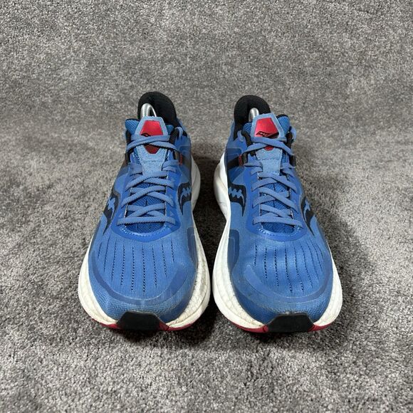 Saucony Tempus S20720-18 Blue Athletic Running Shoes Sneakers Mens Size 10 - Picture 4 of 13